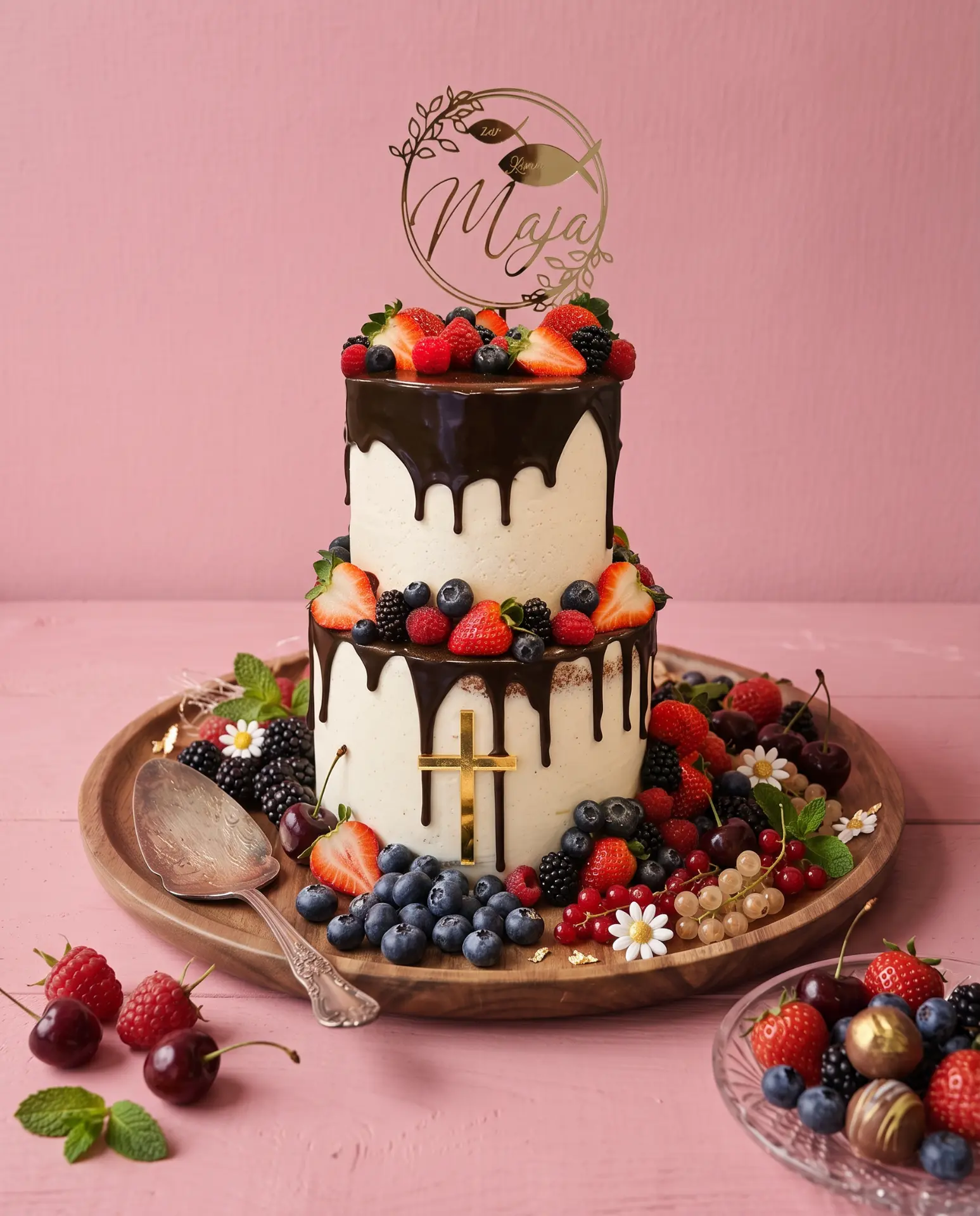 Dripcake mit Obst